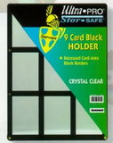 Ultra Pro 9 Card Holder Black