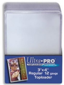 Ultra Pro Toploader - 3x4 Clear Regular (25 per pack)