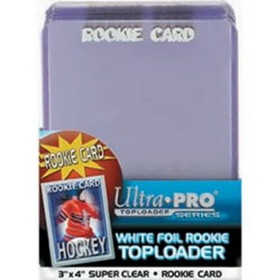 Toploader - 3x4 White Rookie (25 per pack)