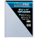 Ultra Pro Toploader - 8-1/2x 11 (25 per pack)