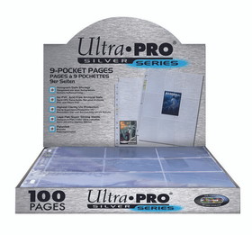 Ultra Pro Ultra Pro 9-Pocket Silver Series Pages (100ct)