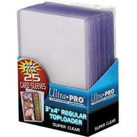 Ultra Pro Toploader - 3x4 with Sleeve (25 per pack)
