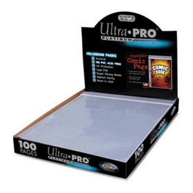 Ultra Pro 3-Hole Flexible Comic Page - Clear (100 per box)