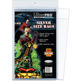 Ultra Pro Comic Bags - Silver Size (100 per pack)