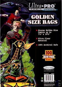 Comic Bags - Golden Size (100 per pack)