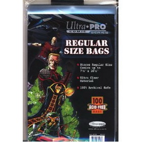 Ultra Pro Comic Bags - Regular Size (100 per pack)