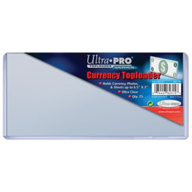 Ultra Pro Toploader - Currency (25 per pack)