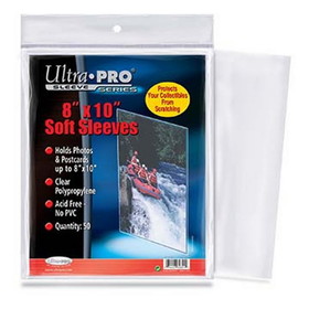 Ultra Pro Ultra Pro 8" x 10" Card Sleeve - (50 per pack)