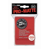 Ultra Pro Deck Protectors - Pro-Matte - Red (One Pack of 50)