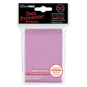 Ultra Pro Deck Protectors - Solid - Pink (One Pack of 50)