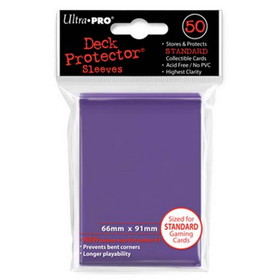 Ultra Pro Deck Protectors - Solid - Purple (One Pack of 50)