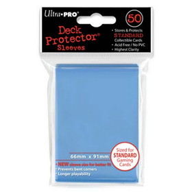 Ultra Pro Deck Protectors - Solid - Light Blue (One Pack of 50)
