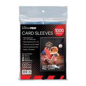 Ultra Pro Card Sleeves 2.5x3.5 - 1000 Pack