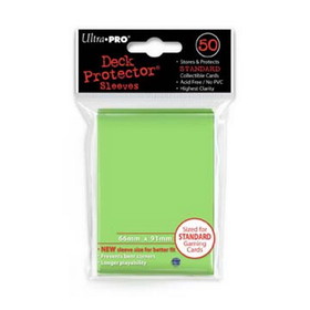 Ultra Pro Deck Protectors - Solid - Lime Green (One Pack of 50)