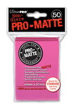Ultra Pro Deck Protectors - Pro-Matte - Bright Pink (One Pack of 50)