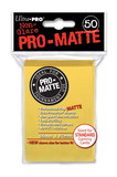 Ultra Pro Deck Protectors - Pro-Matte - Yellow (One Pack of 50)