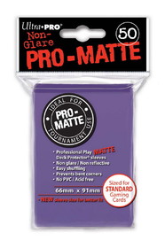 Ultra Pro Deck Protectors, Pro-Matte - Purple (One Pack of 50)