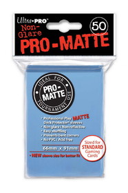 Ultra Pro Deck Protectors - Pro-Matte - Light Blue (One Pack of 50)