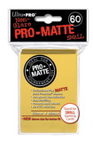 Ultra Pro Deck Protectors - Pro Matte - Small Size - Yellow (One Pack of 60)