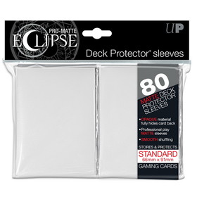 Ultra Pro Deck Protectors - Pro Matte - Eclipse White - Pack of 80
