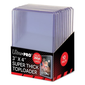 Ultra Pro Toploader - 3x4 260pt (10 per pack)