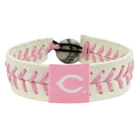 Cincinnati Reds Bracelet Baseball Pink CO