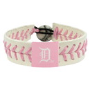 Detroit Tigers Pink Baseball Bracelet