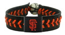 San Francisco Giants Baseball Bracelet - Team Color Style, Black