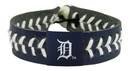 Detroit Tigers Baseball Bracelet - Team Color Style