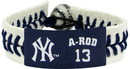 New York Yankees Bracelet Genuine Baseball Alex Rodriguez