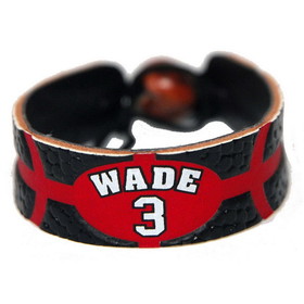 Dwayne Wade Team Color NBA Jersey Bracelet