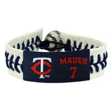 Minnesota Twins Bracelet Genuine Baseball Joe Mauer CO