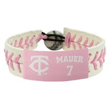 Minnesota Twins Bracelet Baseball Pink Joe Mauer CO