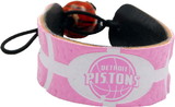 Detroit Pistons Bracelet Basketball Pink