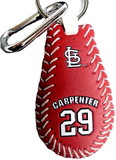 St. Louis Cardinals Keychain Team Color Baseball Chris Carpenter