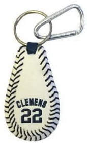 New York Yankees Keychain Classic Baseball Roger Clemens CO