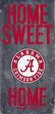 Alabama Crimson Tide Wood Sign - Home Sweet Home 6