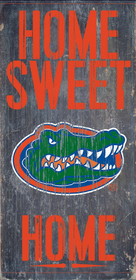 Florida Gators Wood Sign - Home Sweet Home 6"x12"
