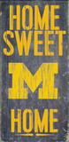 Michigan Wolverines Wood Sign - Home Sweet Home 6