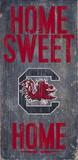 South Carolina Gamecocks Wood Sign - Home Sweet Home 6