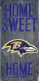 Baltimore Ravens Wood Sign - Home Sweet Home 6