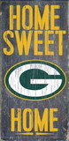 Green Bay Packers Wood Sign - Home Sweet Home 6