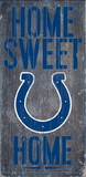 Indianapolis Colts Wood Sign - Home Sweet Home 6