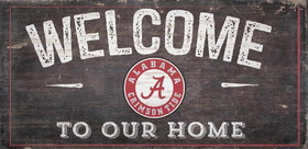 Alabama Crimson Tide Sign Wood 6x12 Welcome To Our Home Design