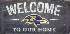 Baltimore Ravens Sign Wood 6x12 Welcome To Our Home Design