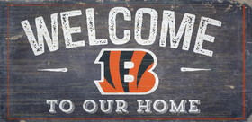 Cincinnati Bengals Sign Wood 6x12 Welcome To Our Home Design