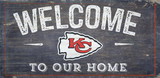 Kansas City Chiefs Sign Wood 6x12 Welcome To Our Home Design