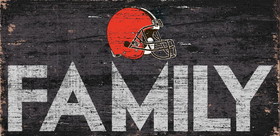 Cleveland Browns Sign Wood 12x6 Family Design