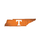 Tennessee Volunteers Sign Wood Logo State Design