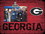 Georgia Bulldogs Clip Frame